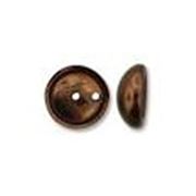 Czech Piggy Beads 4x8mm Jet Bronze Luster 2 Hole each