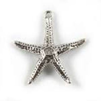 Charm Starfish 1.2g 25mm Sterling Silver  ea