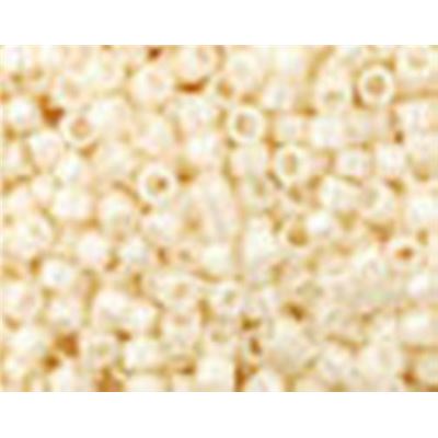 Toho Seed Bead Opaque Lustered Lt. Beige 8/0 - Minimum 12g