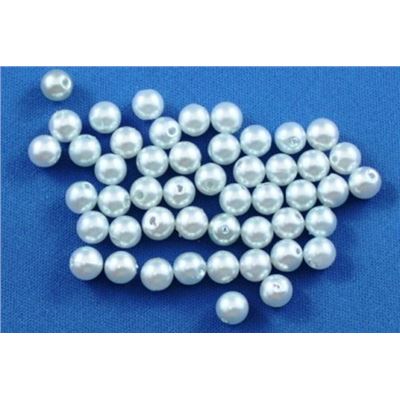 Plastic Pearl Blue Pearl 3mm - Minimum 8g