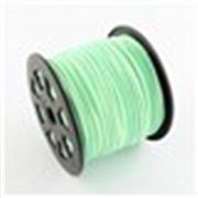 Faux Suede Cord Pale Green 3mm x 1.5mm per metre