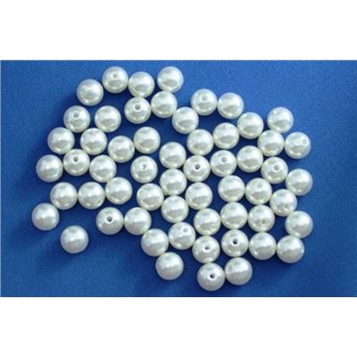 Plastic Pearl Cream Pearl 3mm - Minimum 8g