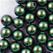 Swarovski Crystal 5811 Pearl Scarabaeuse Green 14mm 