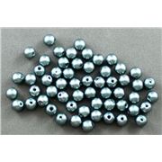 Plastic Pearl Green Pearl 3mm - Minimum 8g