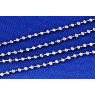 Ball Chain Silver Metallic FC464 2.3mm per metre