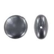 Swarovski Crystal 5860 Coin Pearl Dark Grey 16mm 