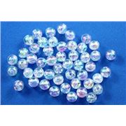 Plastic Pearl Clear AB 4mm - Minimum 8g