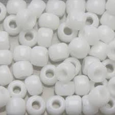 Toho Seed Bead White Opaque Size 3 - Minimum 12g