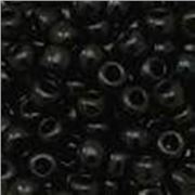 Toho Seed Bead Jet Opaque Size 3 - Minimum 12g