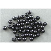 Plastic Pearl Black Pearl 4mm - Minimum 8g