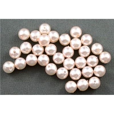 Plastic Pearl Pink Pearl 4mm - Minimum 8g