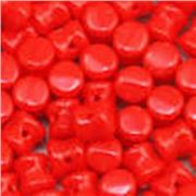 4x6mm Pellet Beads Opaque Red ea.