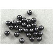 Plastic Pearl Black Pearl 6mm - Minimum 8g