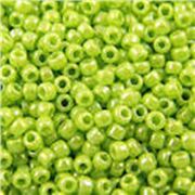 Toho Seed Bead Opaque Rainbow Sour Apple 8/0 - Minimum 12g