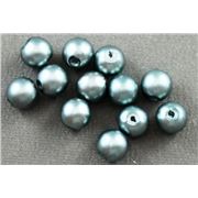 Plastic Pearl Green Pearl 6mm - Minimum 8g