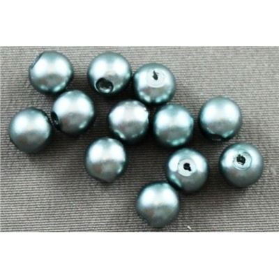 Plastic Pearl Green Pearl 6mm - Minimum 8g