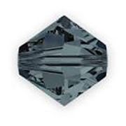 Swarovski Crystal 5328 Bicone Graphite 4mm 