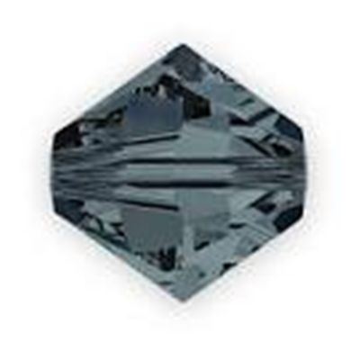 Swarovski Crystal 5328 Bicone Graphite 4mm 