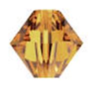 Swarovski Crystal 5328 Bicone Light Smoked Topaz 3mm 