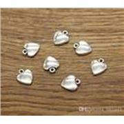 Charms Tibetan Style Heart Antique Silver 12mm ea.