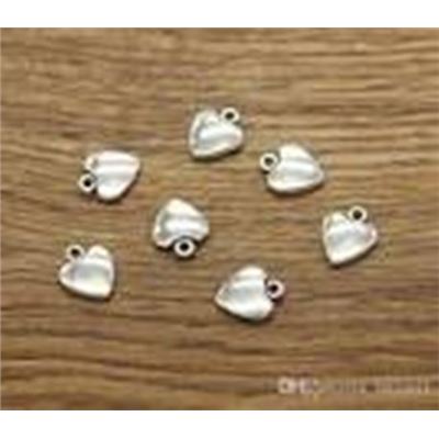 Charms Tibetan Style Heart Antique Silver 12mm ea.