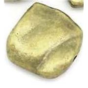 Wavy Square Filler Bead Antique Bronze 11x10mm ea
