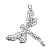 Swarovski Crystal Becharmed Pave Diamante Dragonfly ea.