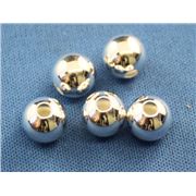 Filler Beads Silver 6mm ea