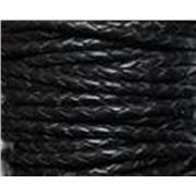 Leatheroid Cord Black  3mm per metre