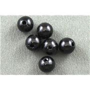 Plastic Pearl Black Pearl 8mm - Minimum 8g