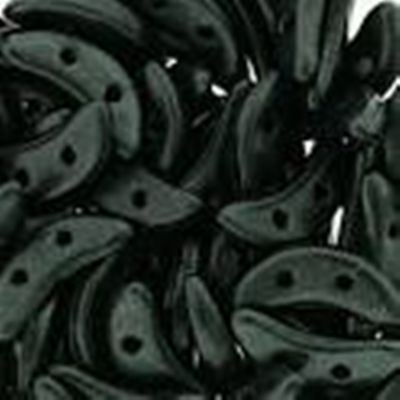 Crescent 3x10mm Metallic Suede Dark Forest per gram