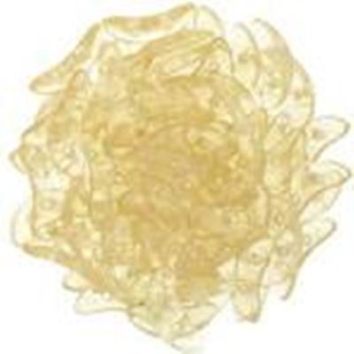 Crescent 3x10mm Lustre Transparent Champagne per gram