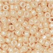 Toho Seed Bead Opaque Lustered Light Beige 15/0 - Minimum 5g