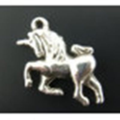 Charm Unicorn Antique Silver 16x23mm each