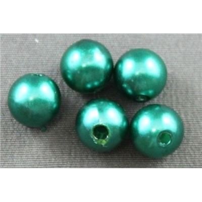Plastic Pearl Green Pearl 8mm - Minimum 8g