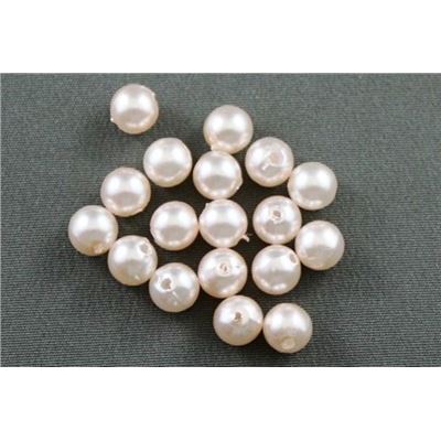 Plastic Pearl Pink Pearl 8mm - Minimum 8g