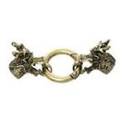 Snap Dragon Clasp  Antique Brass  ea