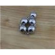 Magnetic Ball Clasp Black Nickel 10mm each