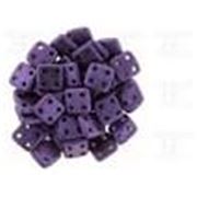 CzechMates  Quadra Tile 6mm  Metallic Suede Purple ea.