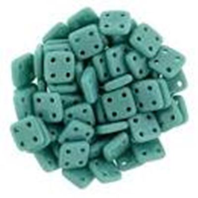 CzechMates  Quadra Tile 6mm Persian Turquiose ea.