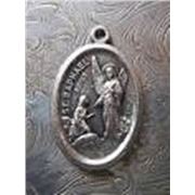 St Raphael Antique Silver 15x15mm ea