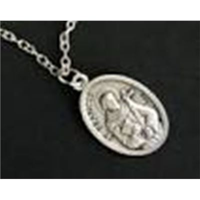 St Francis Antique Silver 15x15mm ea