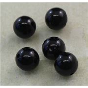 Plastic Pearl Black Pearl 12mm - Minimum 8g