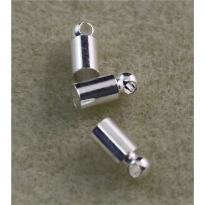 Cord End Silver 2.5mm ea