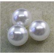 Plastic Pearl White Pearl 14mm - Minimum 8g