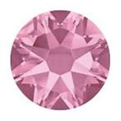 Swarovski Crystal 2078 Diamante Hot Fix Light Rose SS34