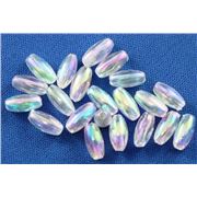 Plastic Pearl Clear AB 3x6 Rice - Minimum 8g