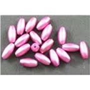 Plastic Pearl Pink Pearl 3x6 Rice gram