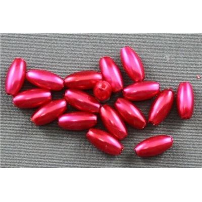 Plastic Pearl Red Pearl 3x6 Rice - Minimum 8g