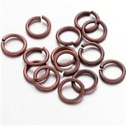 Jump Rings Antique Copper Thick 10mm ea